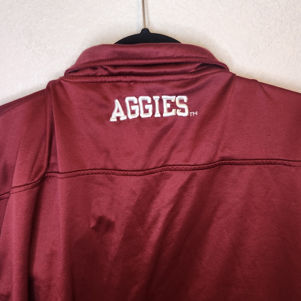 Rivalry Threads 91 Texas A&M Aggies Jacket Burgundy Full Zip Long Sleeve Mens 2X - Picture 8 of 14